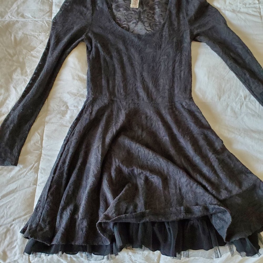 Lacy Black Dress by Free People